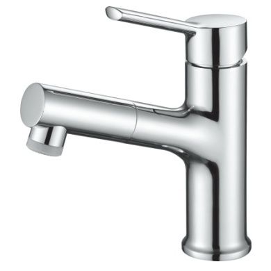 Смеситель для умывальника с выдвижной лейкой Ledeme L1055-25