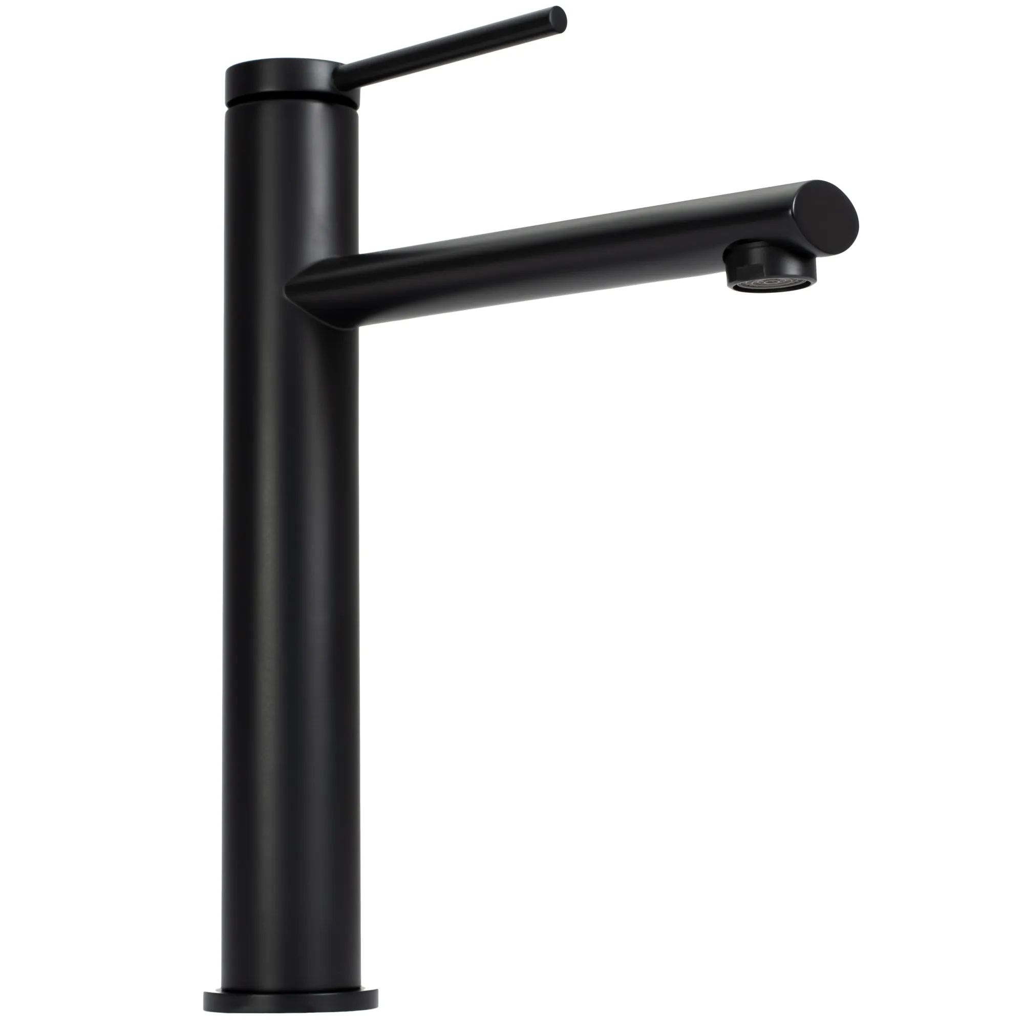 Смеситель для умывальника высокий Rea Oval Black, REA-B6511