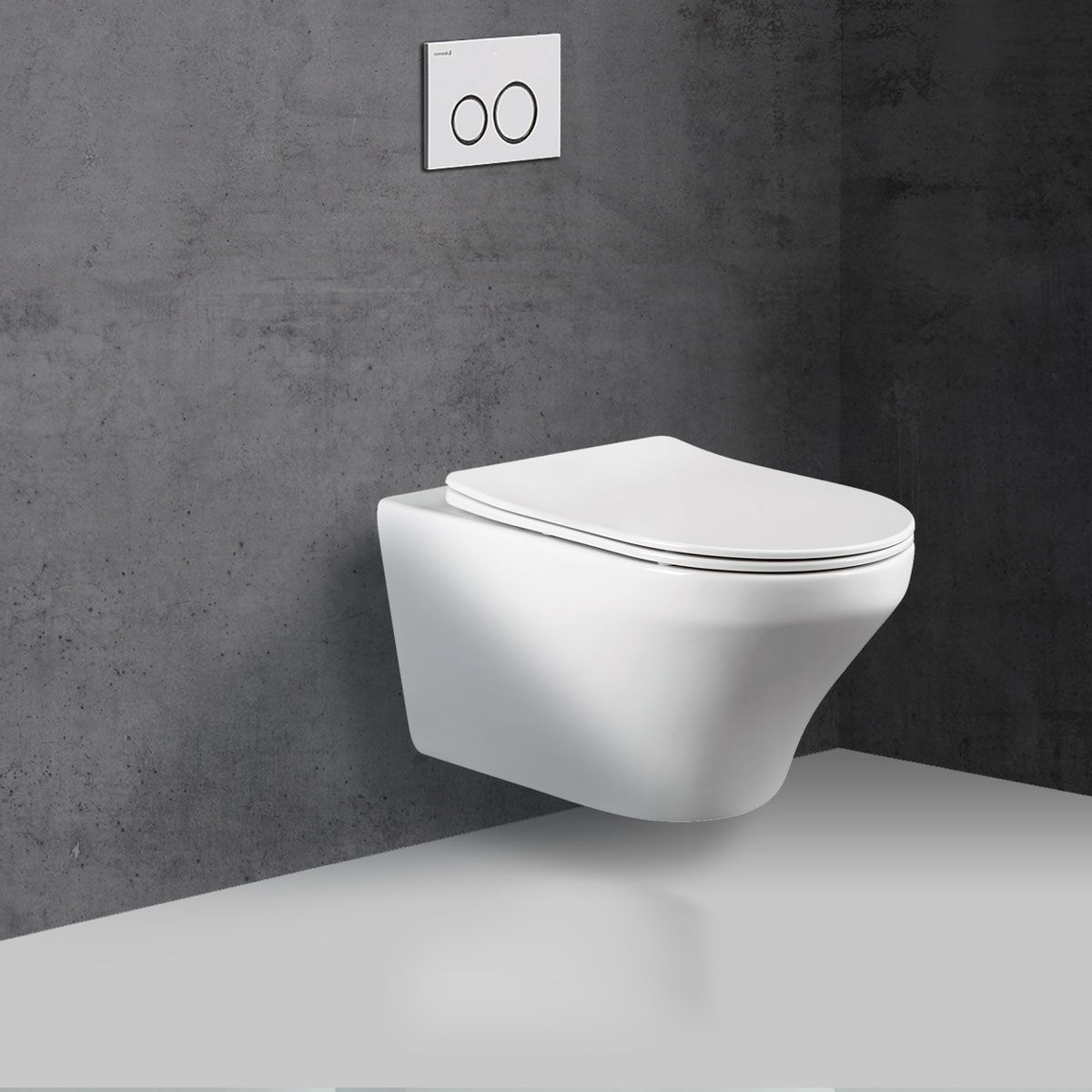 Унитаз подвесной безободковый Vincea Edge-M, VT1-37