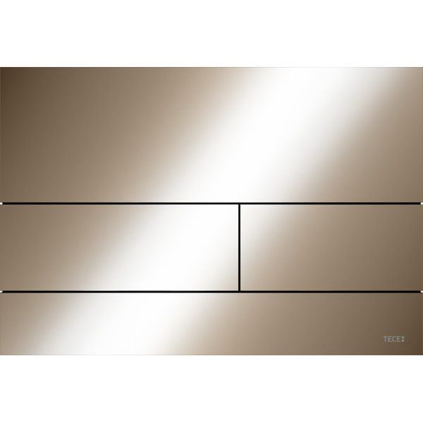 Металлическая кнопка смыва унитаза TECEsquare, глянец, красный позолоченный, 9240841