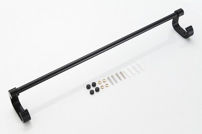 Полотенцедержатель одинарный (черный) Ledeme L5501