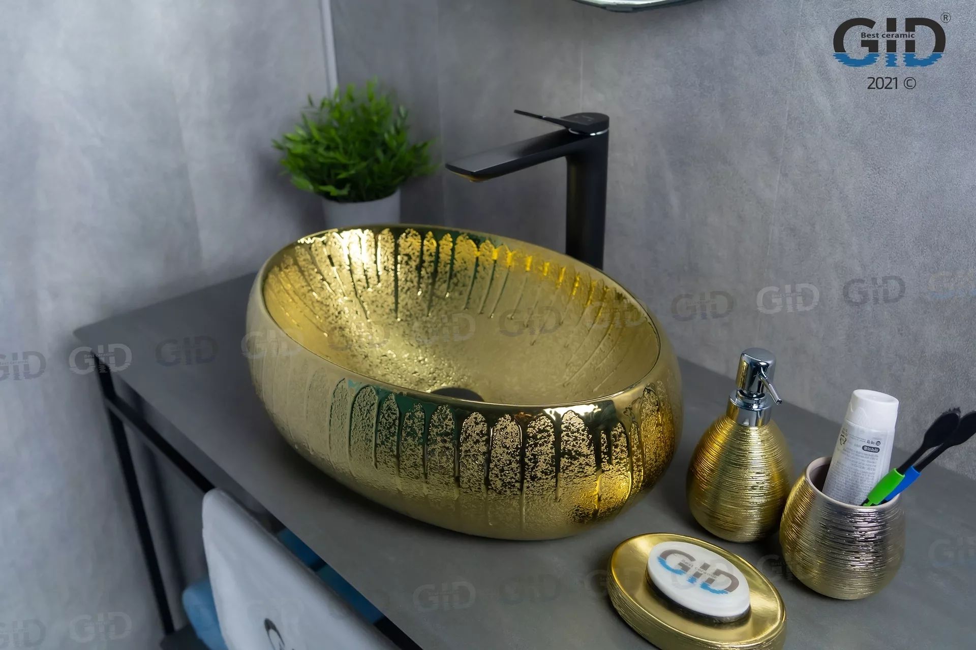 Умывальник Gid 9030G 48x34, 52234