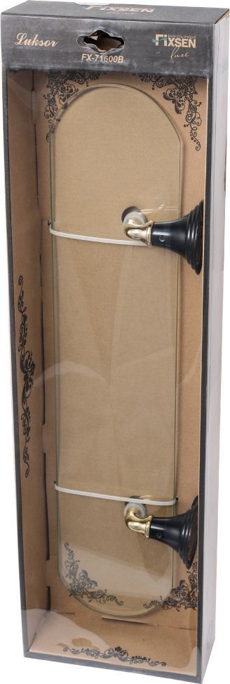 Полка стеклянная Fixsen Luksor, FX-71603B