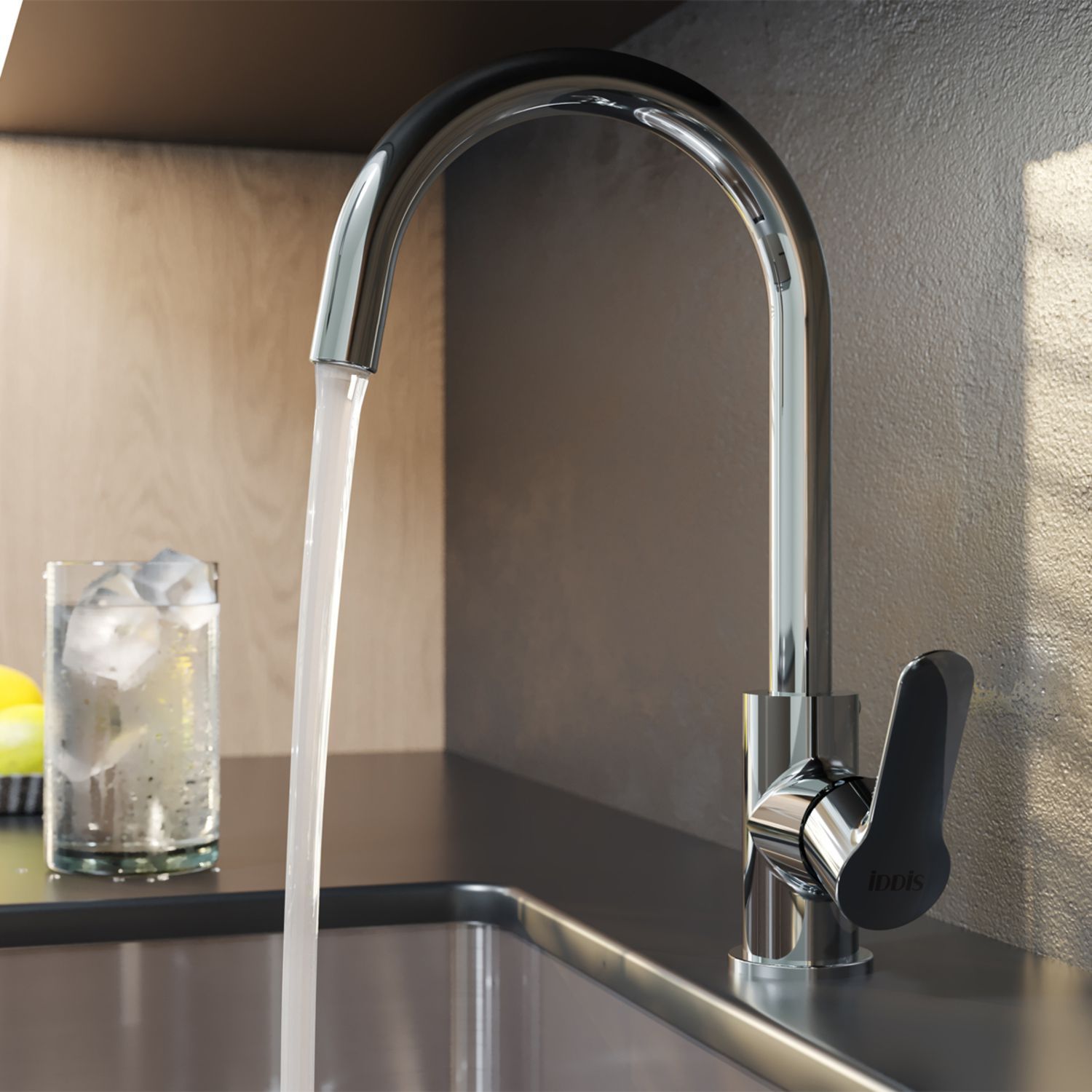 Смеситель для кухни с каналом для фильтрованной воды, Iddis Cuba, CUBSBFJi05