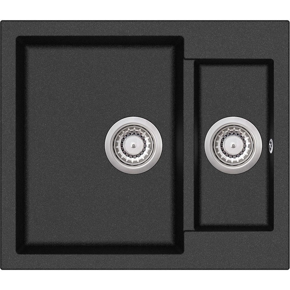 Мойка AquaSanita Tesa SQT 150 601 AW black metallic