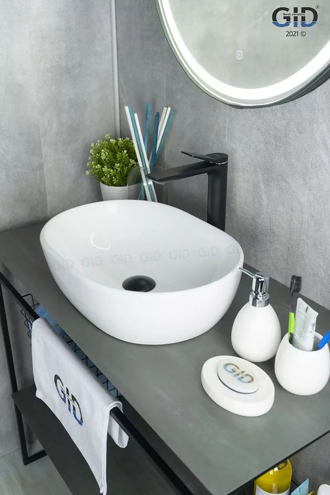 Умывальник Gid N9026B 48x35, 51113