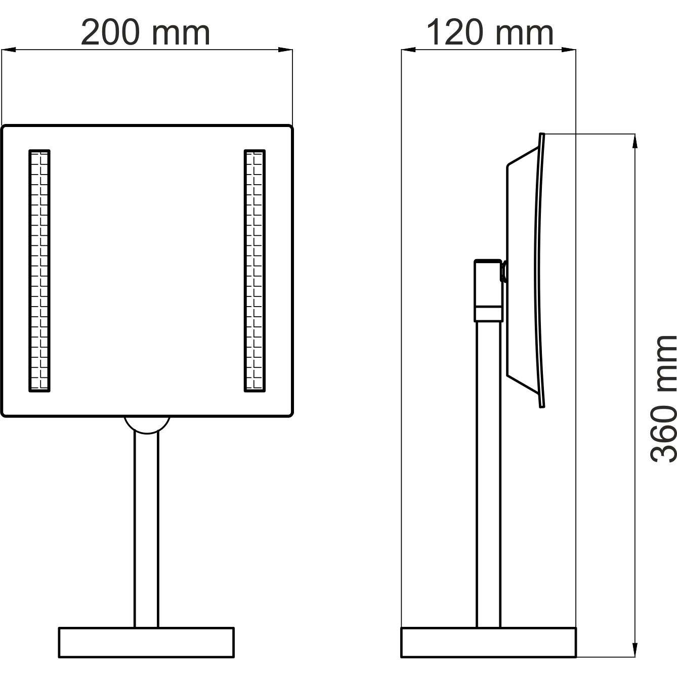 Зеркало с LED-подсветкой, 3-х кратным увеличением WasserKRAFT, K-1007