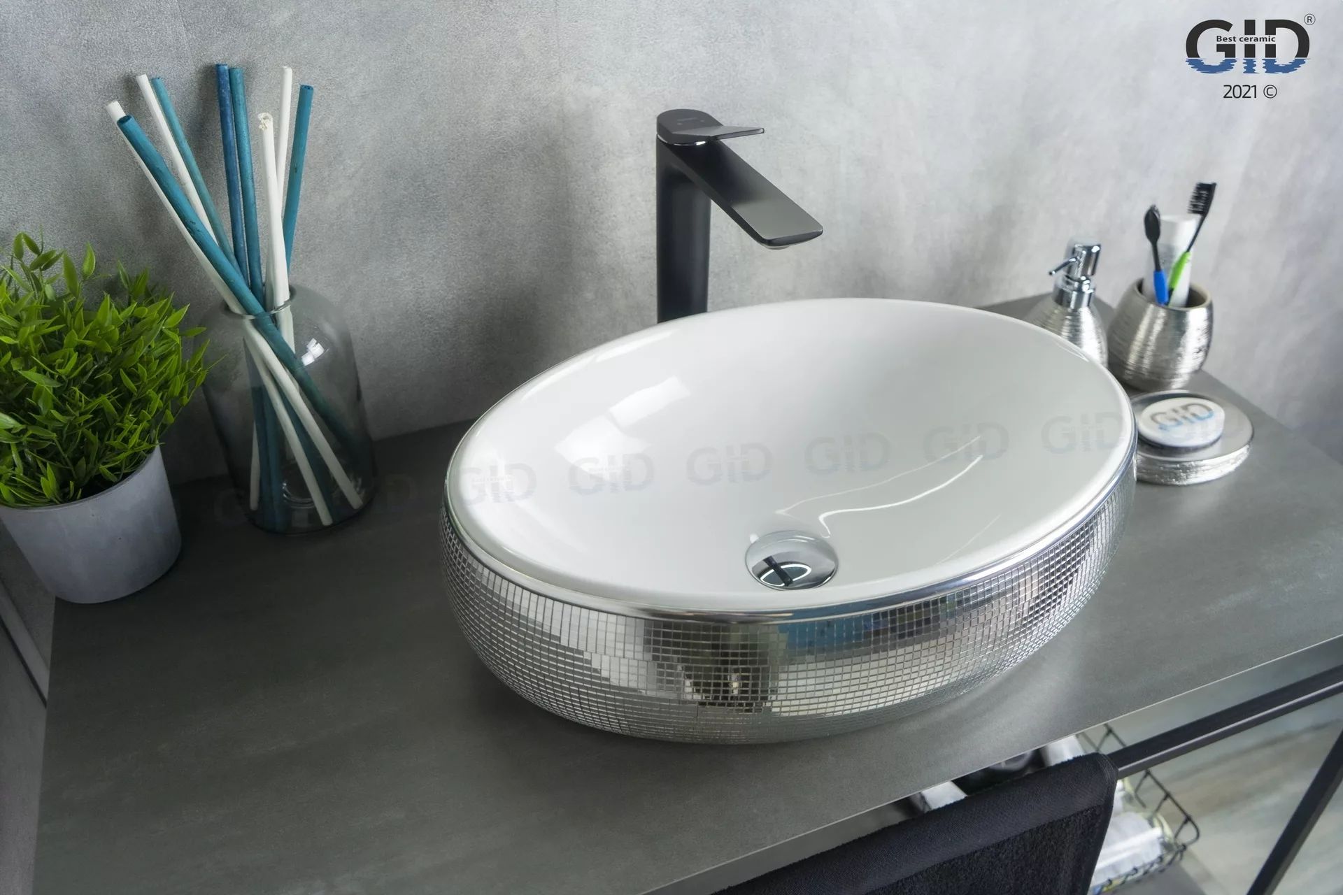 Умывальник Gid NC397 48x34, 52212