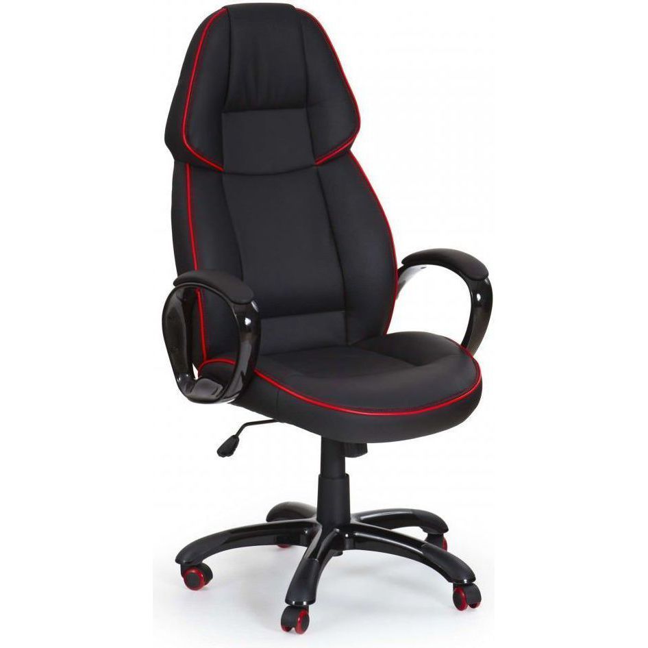 Кресло компьютерное Halmar Rubin черный/красный, V-CH-RUBIN-FOT