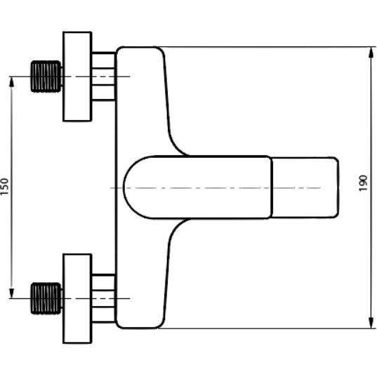 Смеситель для ванны Ahti Sipoo White, SB405001