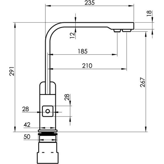 Смеситель для мойки Vivi Felice 1617-5 Crema