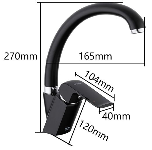 Смеситель для кухни Gappo G4150