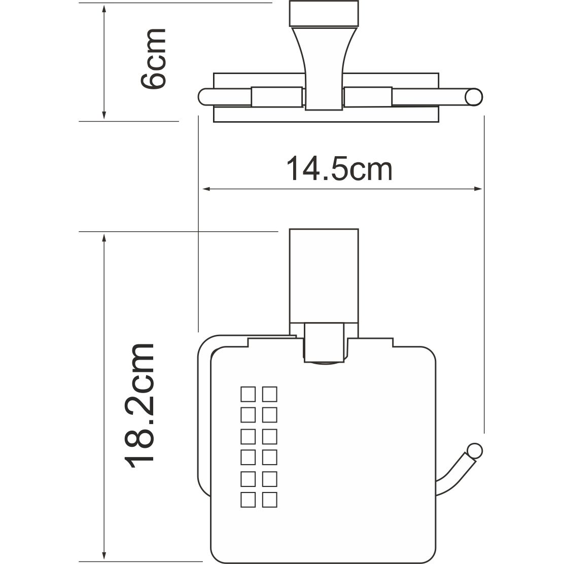 Держатель туалетной бумаги WasserKRAFT Lopau, K-6025