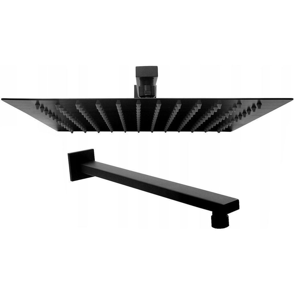 Верхний душ Rea Ultra Slim Square Black 30x30, REA-P0650
