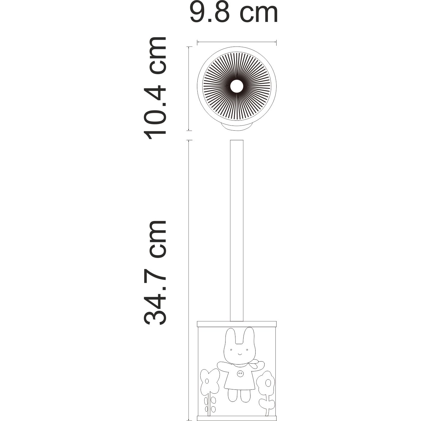 Ерш напольный WasserKRAFT Ammer, K-6427