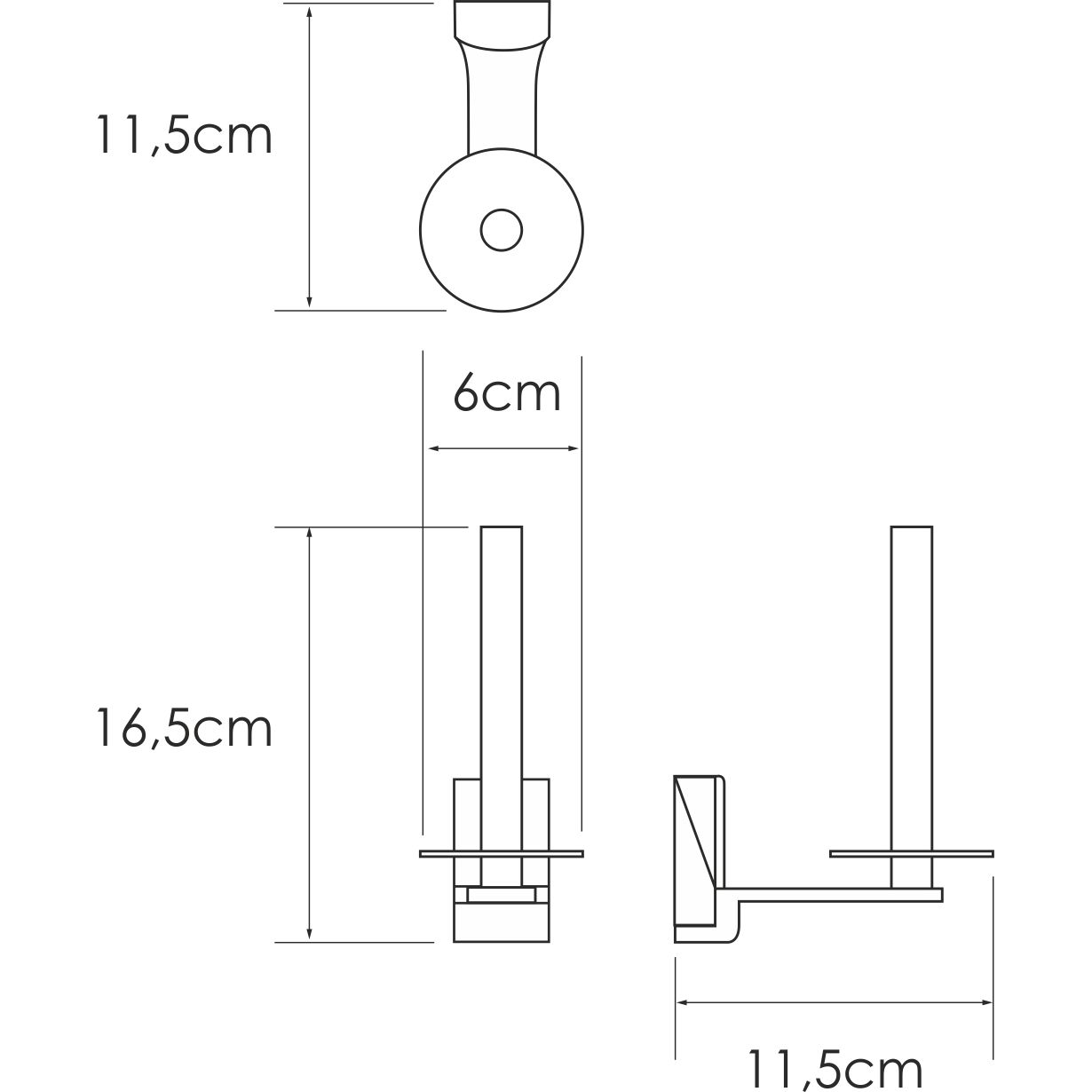 Держатель туалетной бумаги WasserKRAFT Leine, K-5097