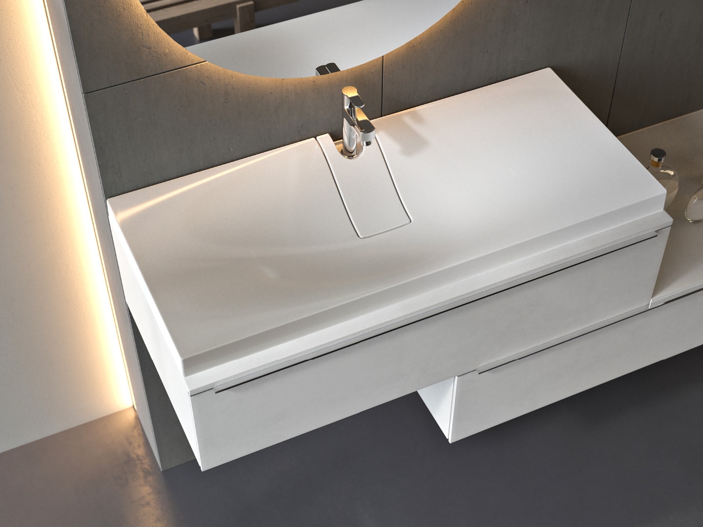 Раковина Andrea Dazzle 1000, 100x44.5