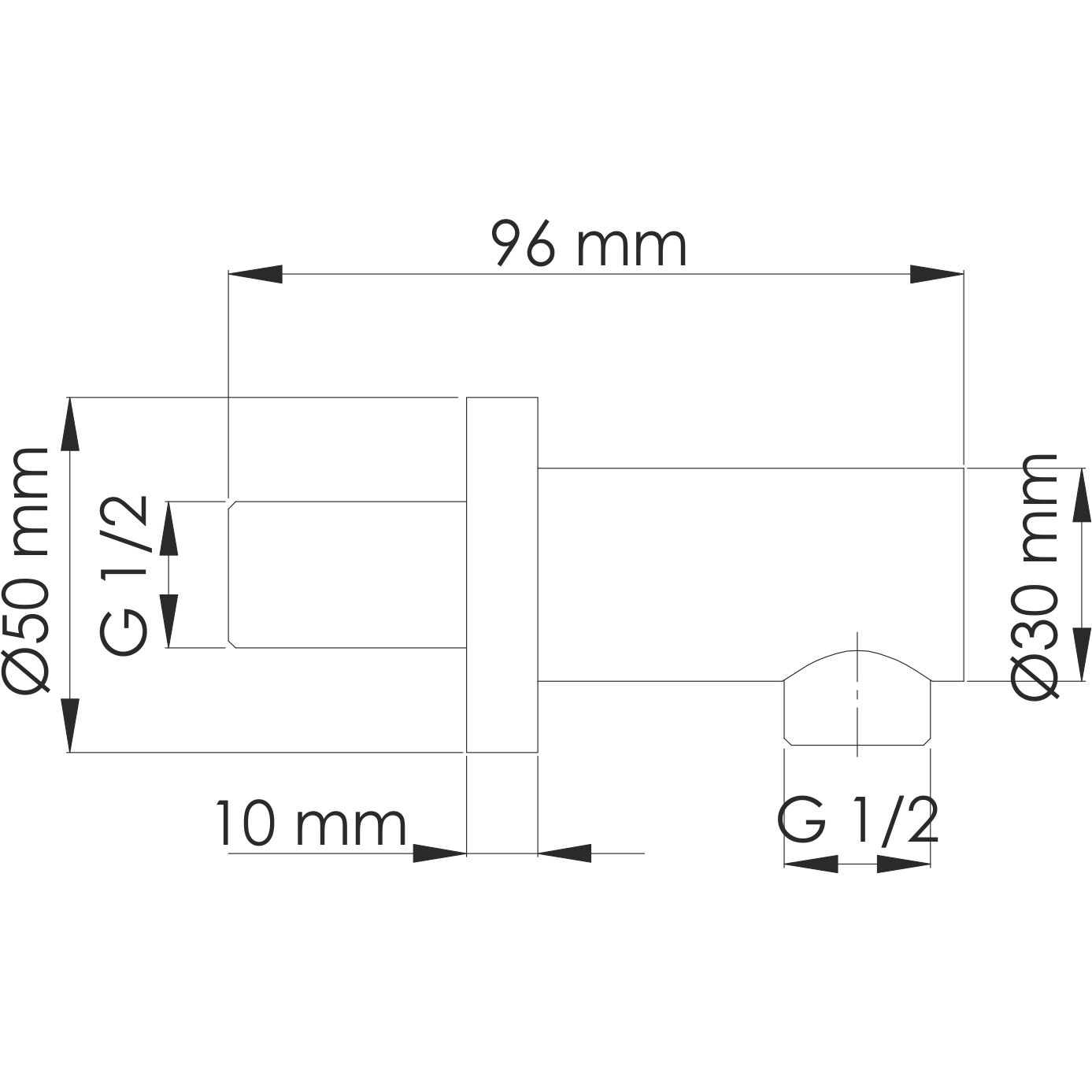 Подключение шланга WasserKRAFT, A147