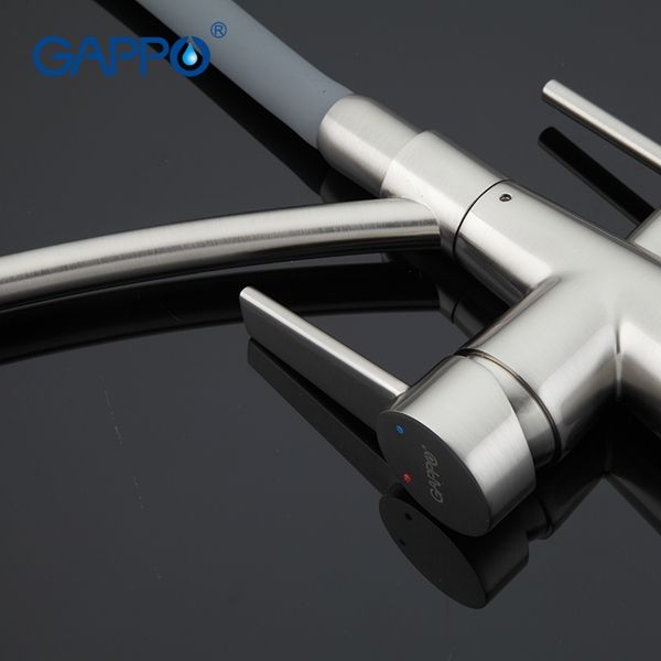 Смеситель для кухни с подключением фильтра Gappo G4398