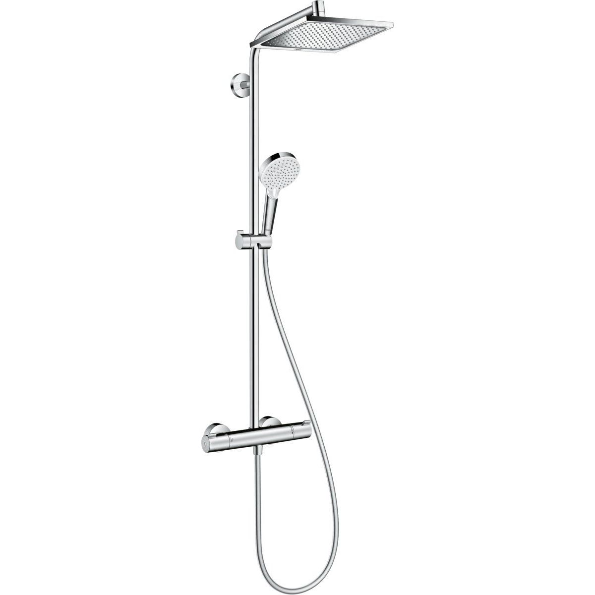 Душевая система Hansgrohe Crometta E 240 Showerpipe EcoSmart, 27281000