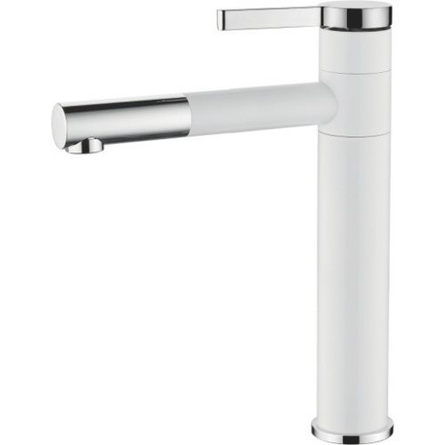 Смеситель для умывальника высокий белый Ledeme L1152-2