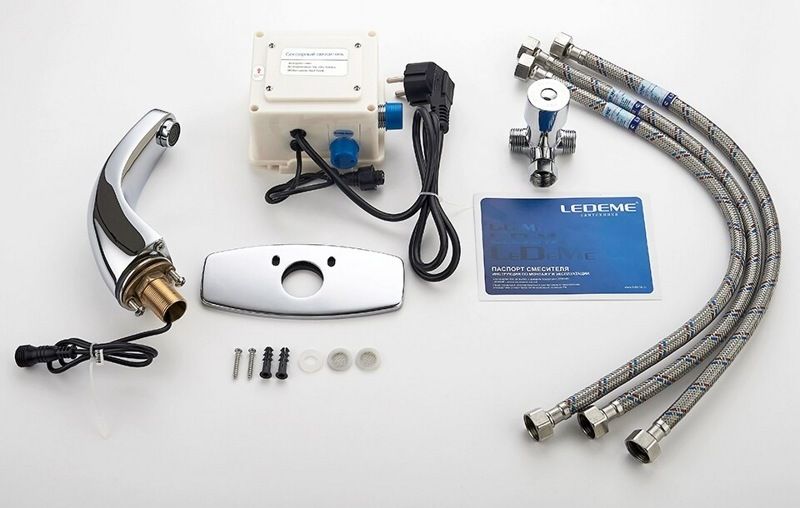 Смеситель для умывальника сенсорный Ledeme L1055-13