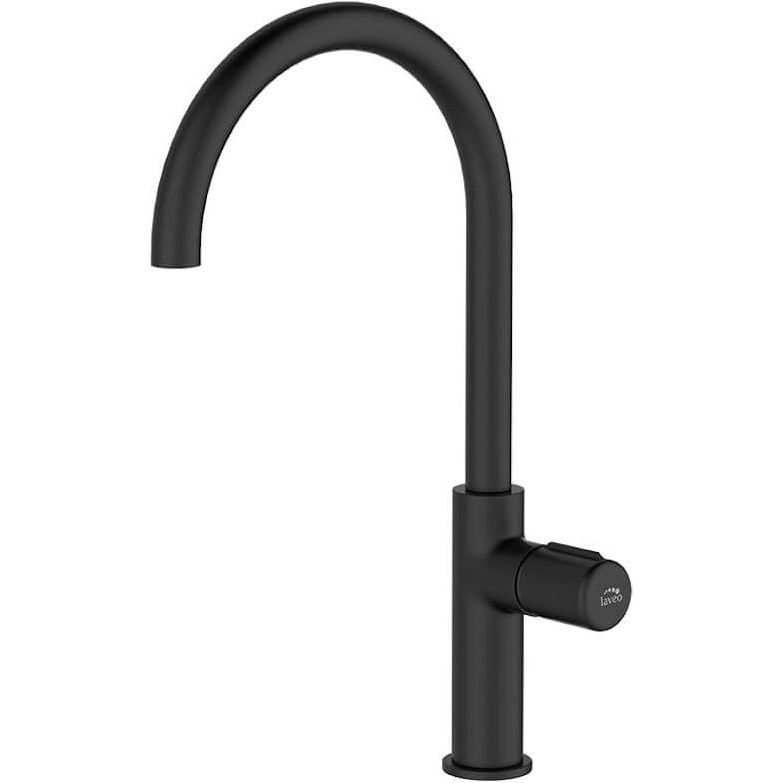 Смеситель для кухонной мойки Laveo Pretto черный, BAO_768D