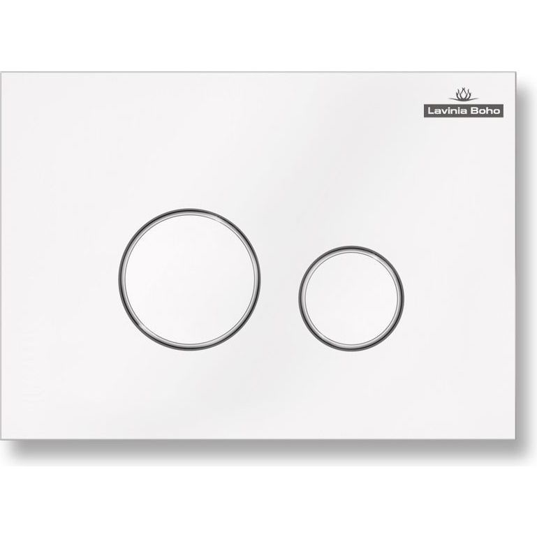 Стеклянная клавиша смыва Lavinia Boho RelFix, 3805004W
