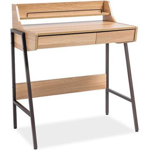 Стол компьютерный Signal B-168 дуб/коричневый, B168BRD