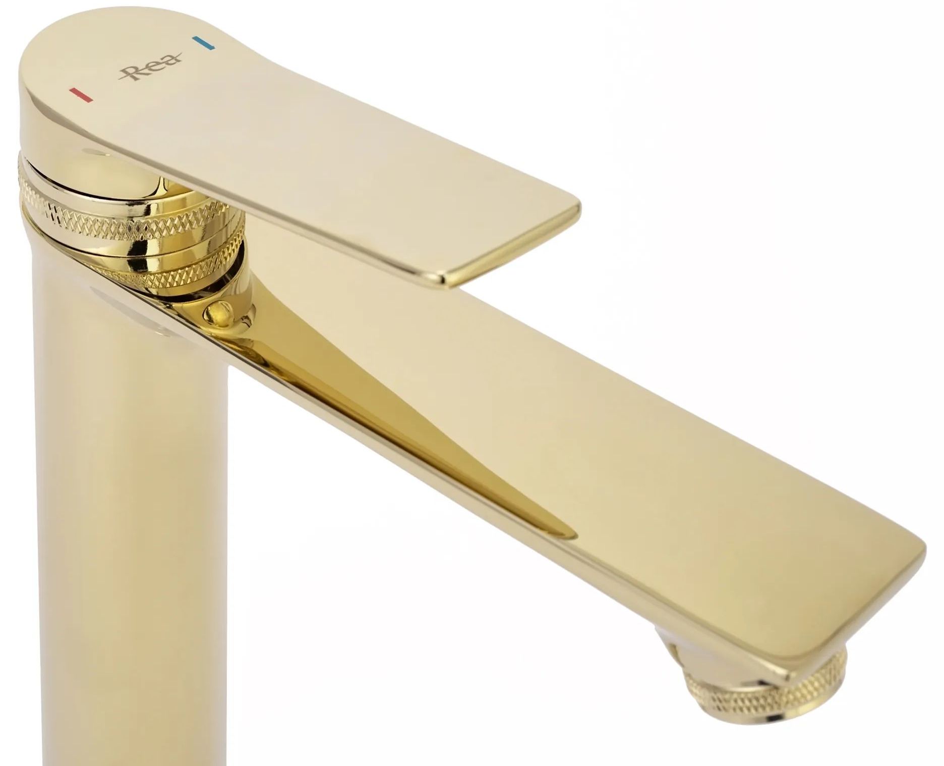Смеситель для умывальника высокий Rea Viral Gold, REA-B2023
