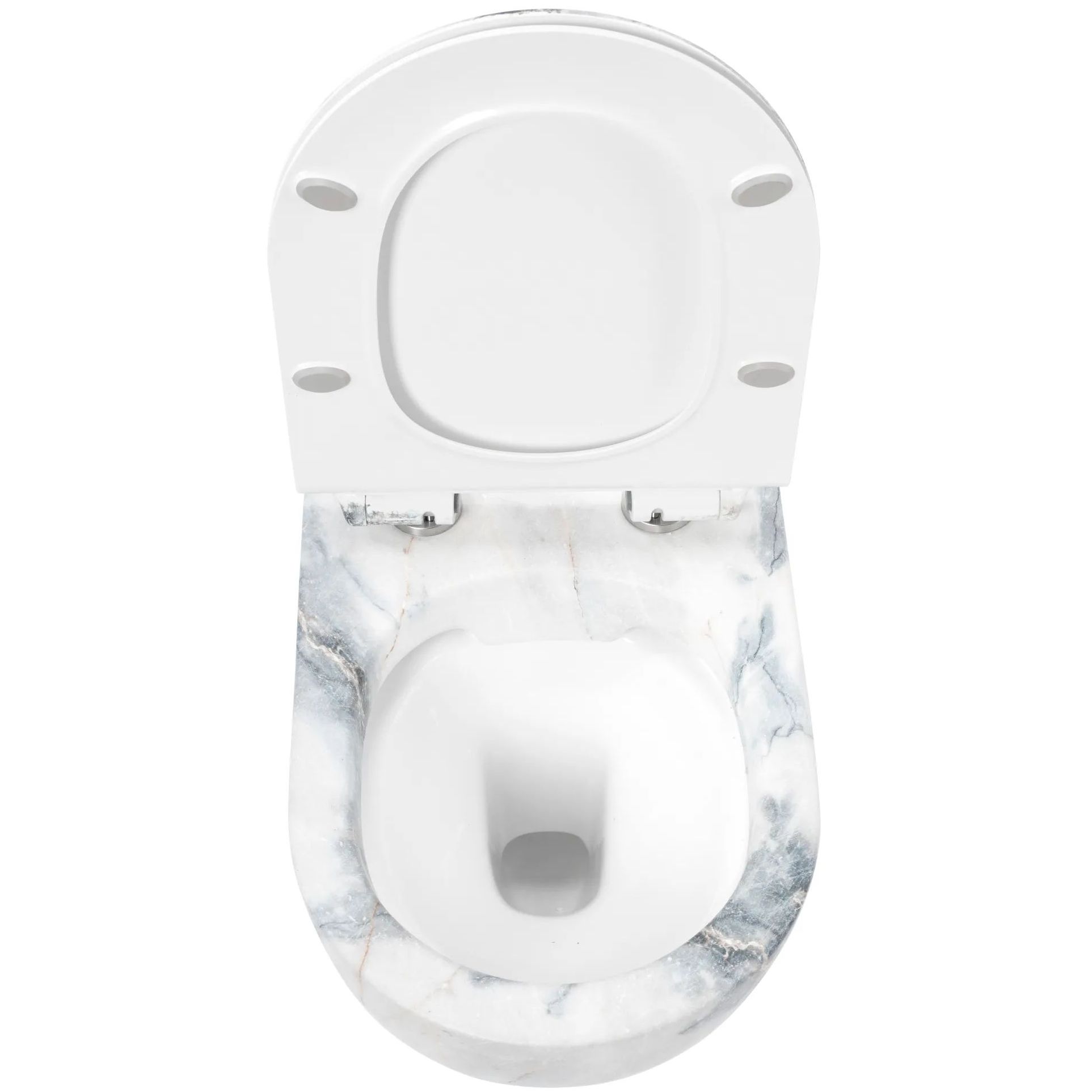 Унитаз подвесной Rea Carlos Duroplast Slim Granit Matt, REA-C8003