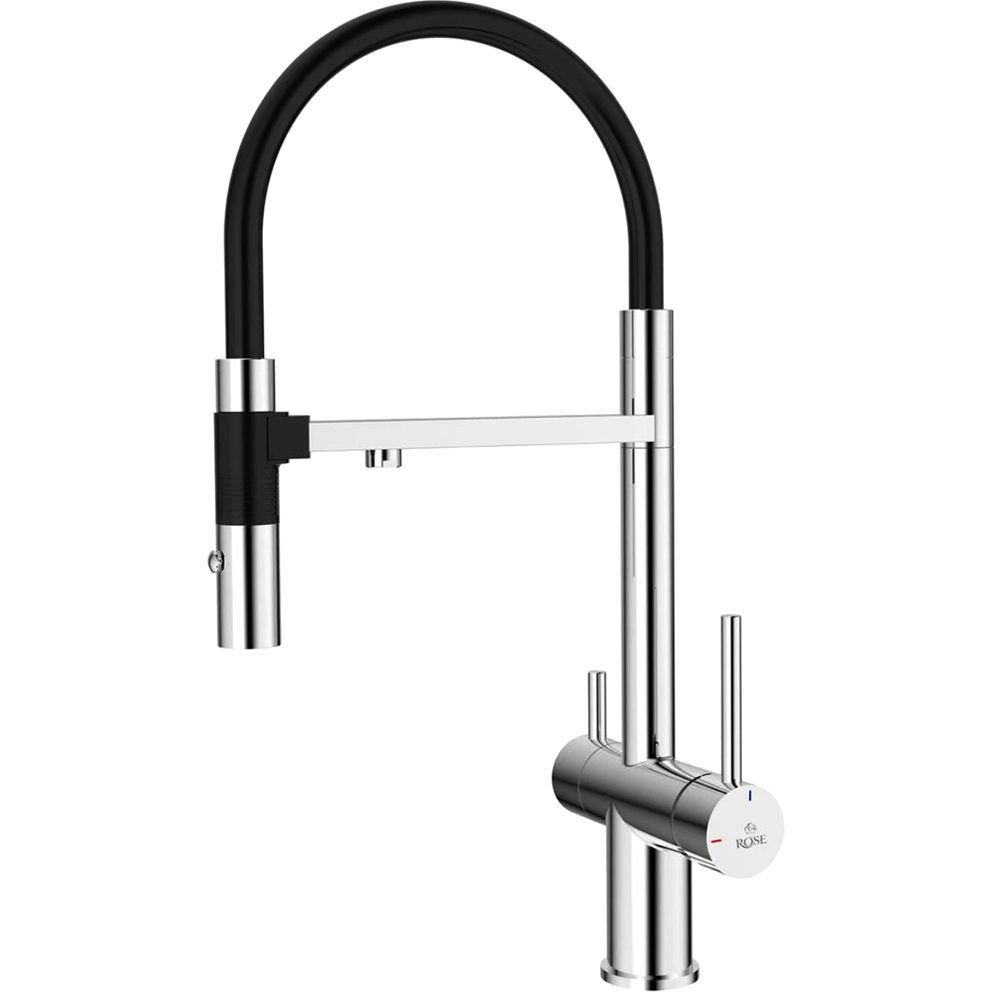 Смеситель для кухни с гибким изливом и магнитом под фильтр Rose, R958