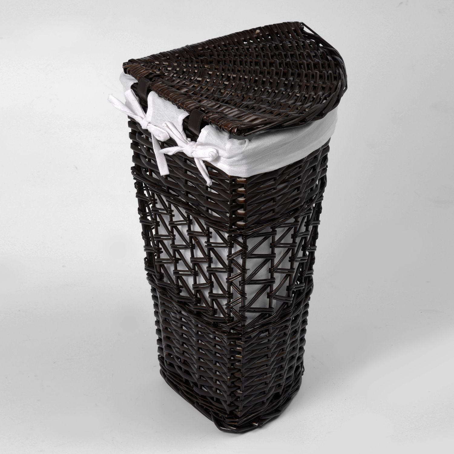 Плетеная корзина для белья с крышкой WasserKRAFT Salm, WB-270-M