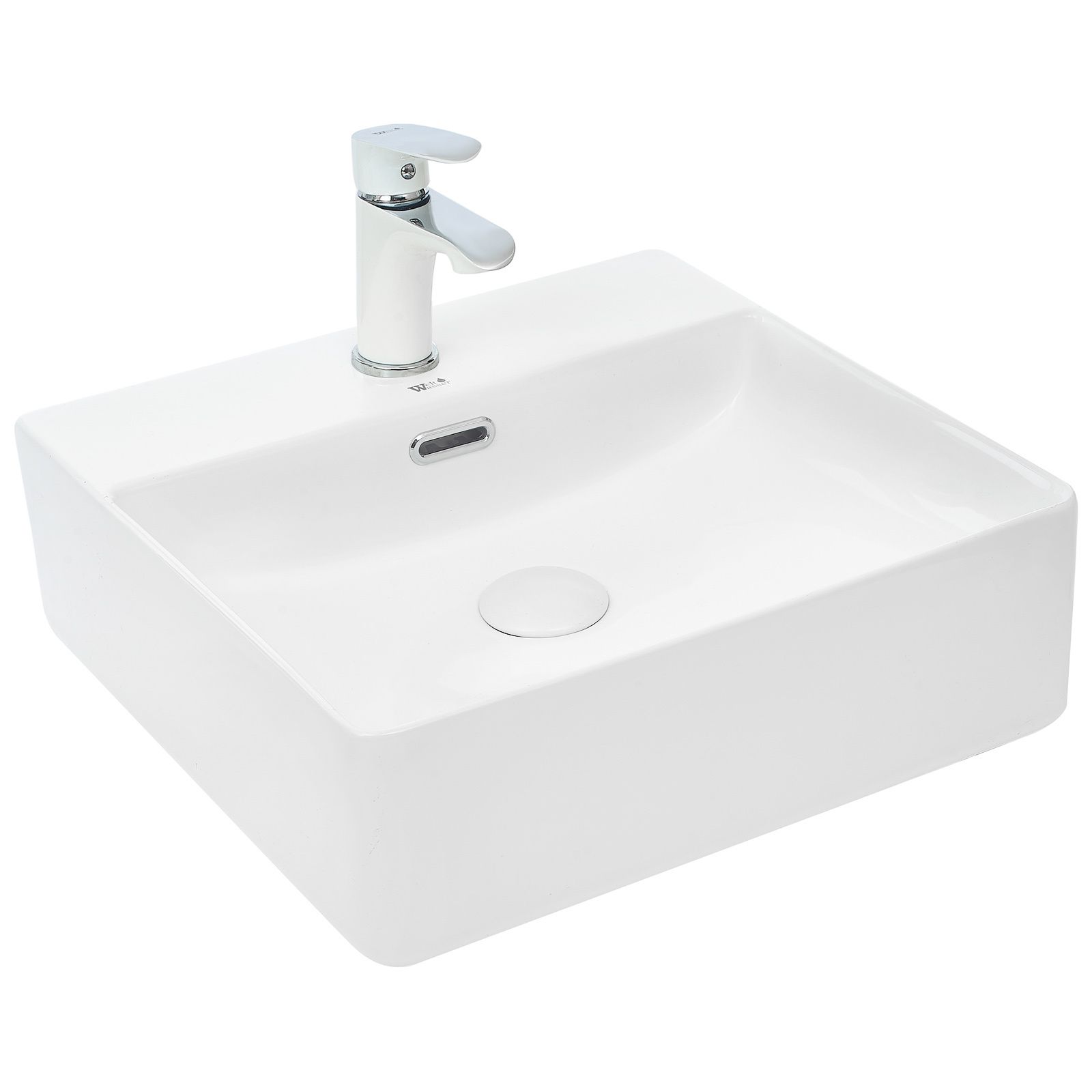 Раковина накладная WeltWasser ELBACH 2177 MW 42x42