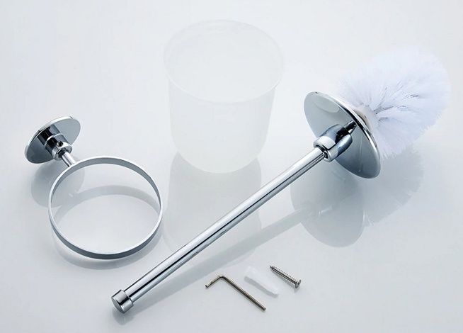 Ершик настенный пластмассовый самоклеящийся Ledeme L5710