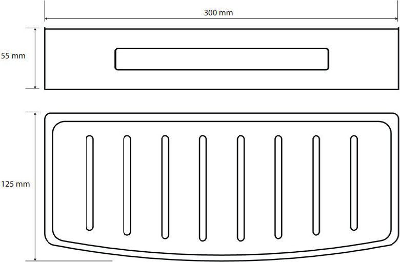 Мыльница прямоугольная Bemeta Cytro, 146208036