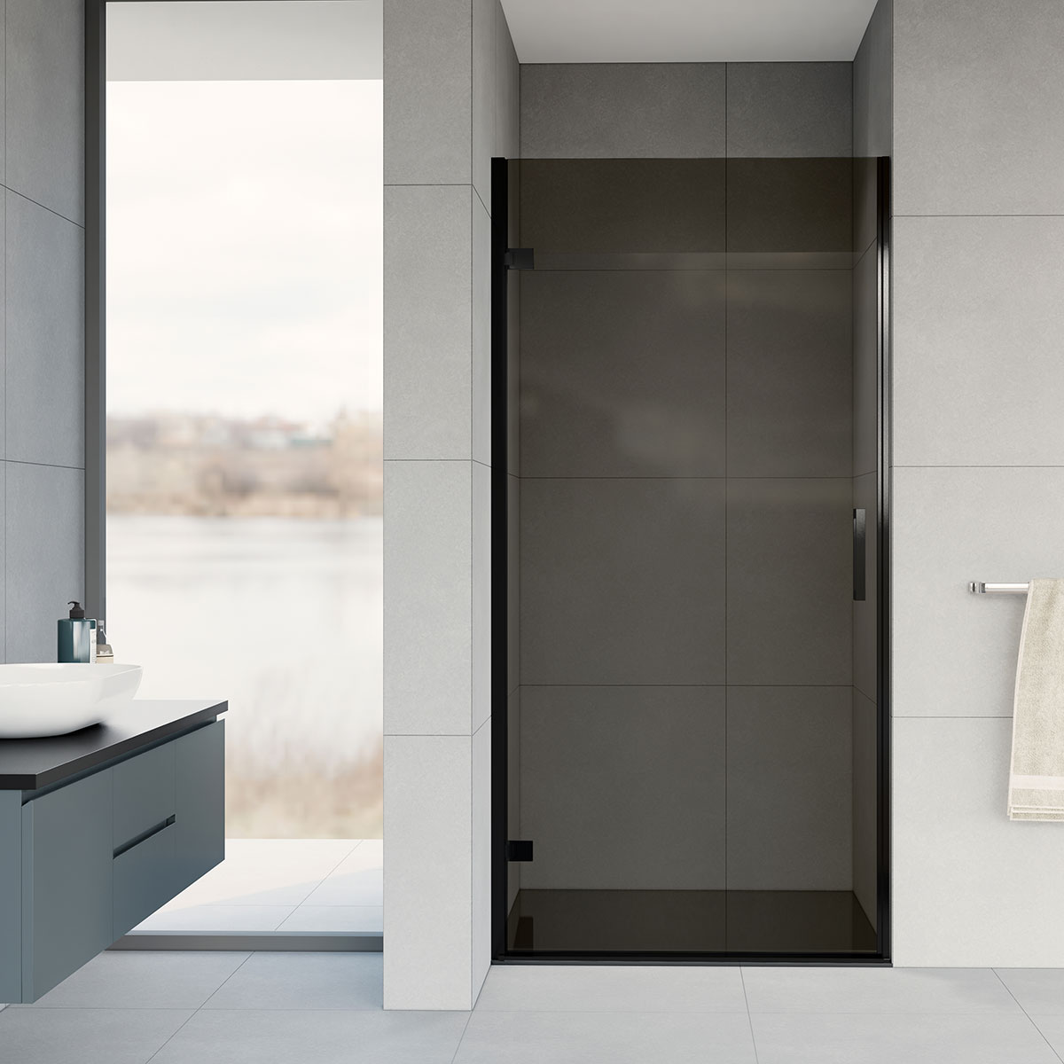 Душевая дверь Vincea Flex 90, VDP-1F900CGB