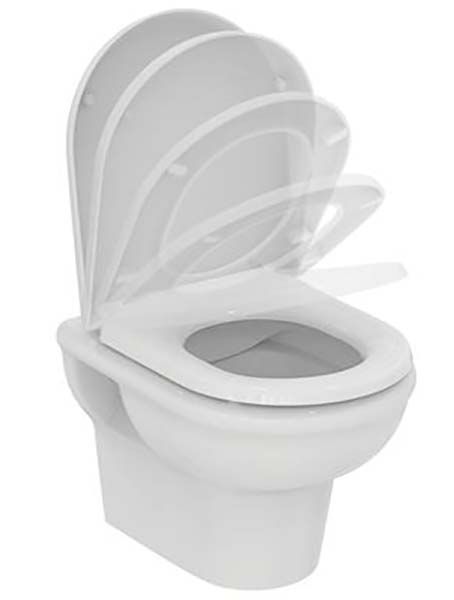 Подвесной унитаз Ideal Standard Exacto Rimless с сидением, R002601