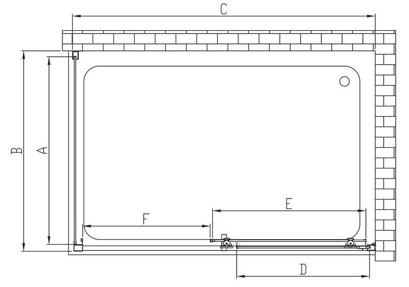 Душевой уголок Vincea Alpha VSR-3AL-CL