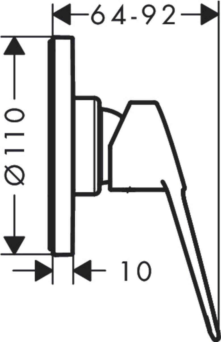 Смеситель для душа Hansgrohe Novus Loop, 71361000
