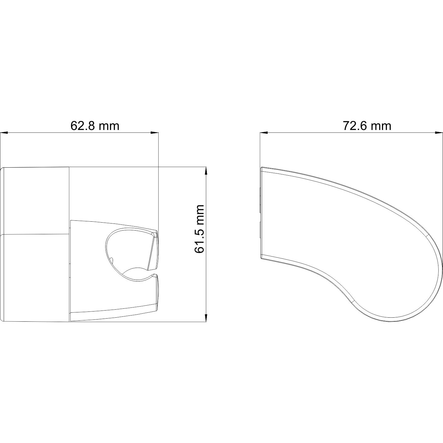 Настенный держатель лейки WasserKRAFT, A014