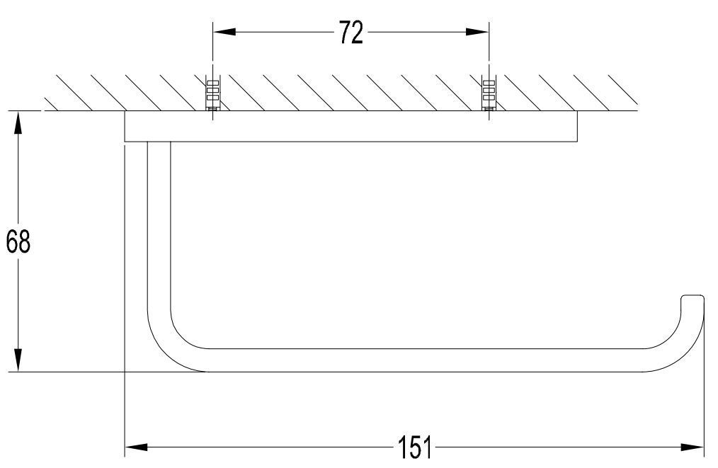 Держатель для туалетной бумаги Omnires Darling, DA70510BL