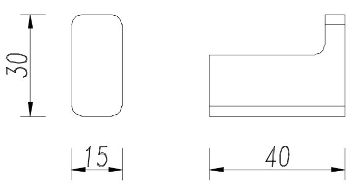 Крючок Omnires Nelson, NL80110GR