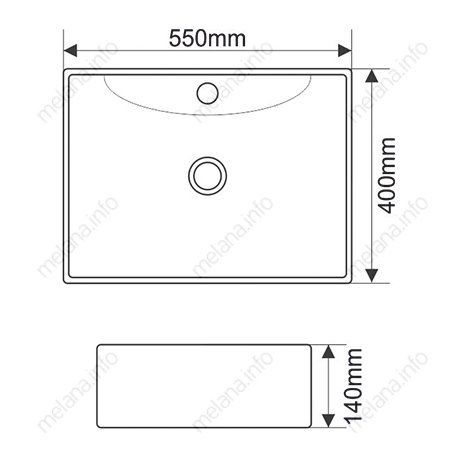 Раковина Melana MLN-7819, 7819-805