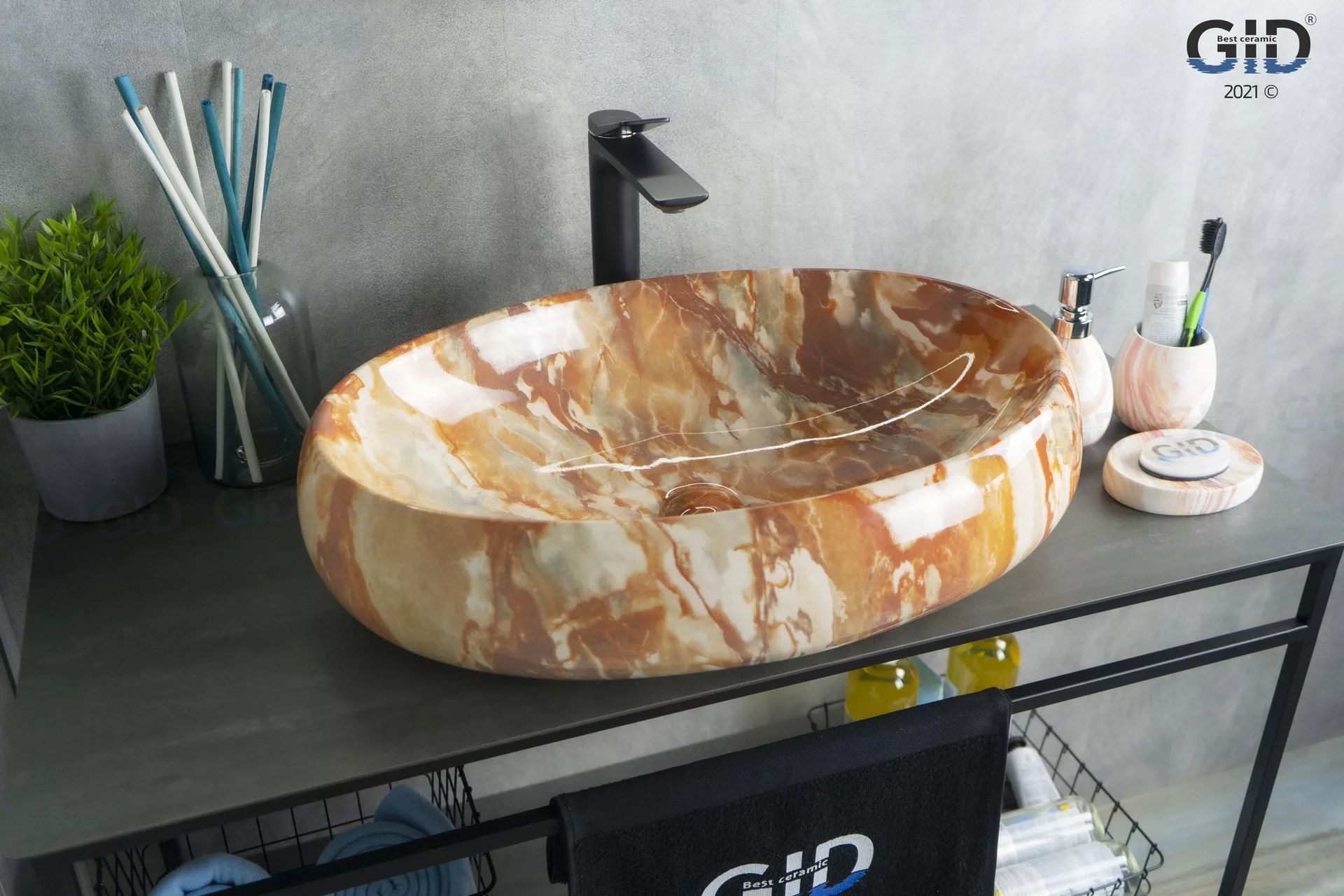 Умывальник Gid MNC169 60x41, 54410