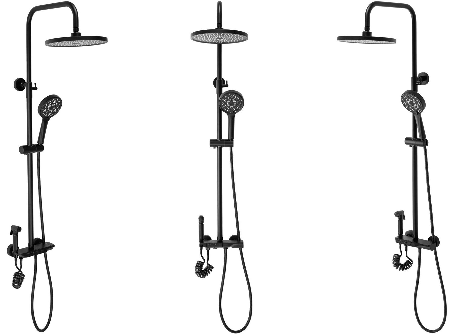 Душевая система Rea Max Black, REA-P6615