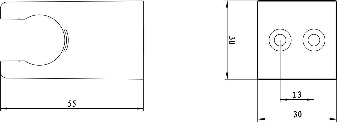 Кронштейн точечный Omnires, 2070CR