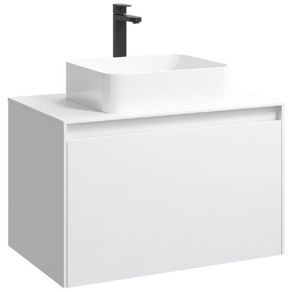 Корпус тумбы с умывальником Aqwella 5 Stars Mobi 80, цвет белый