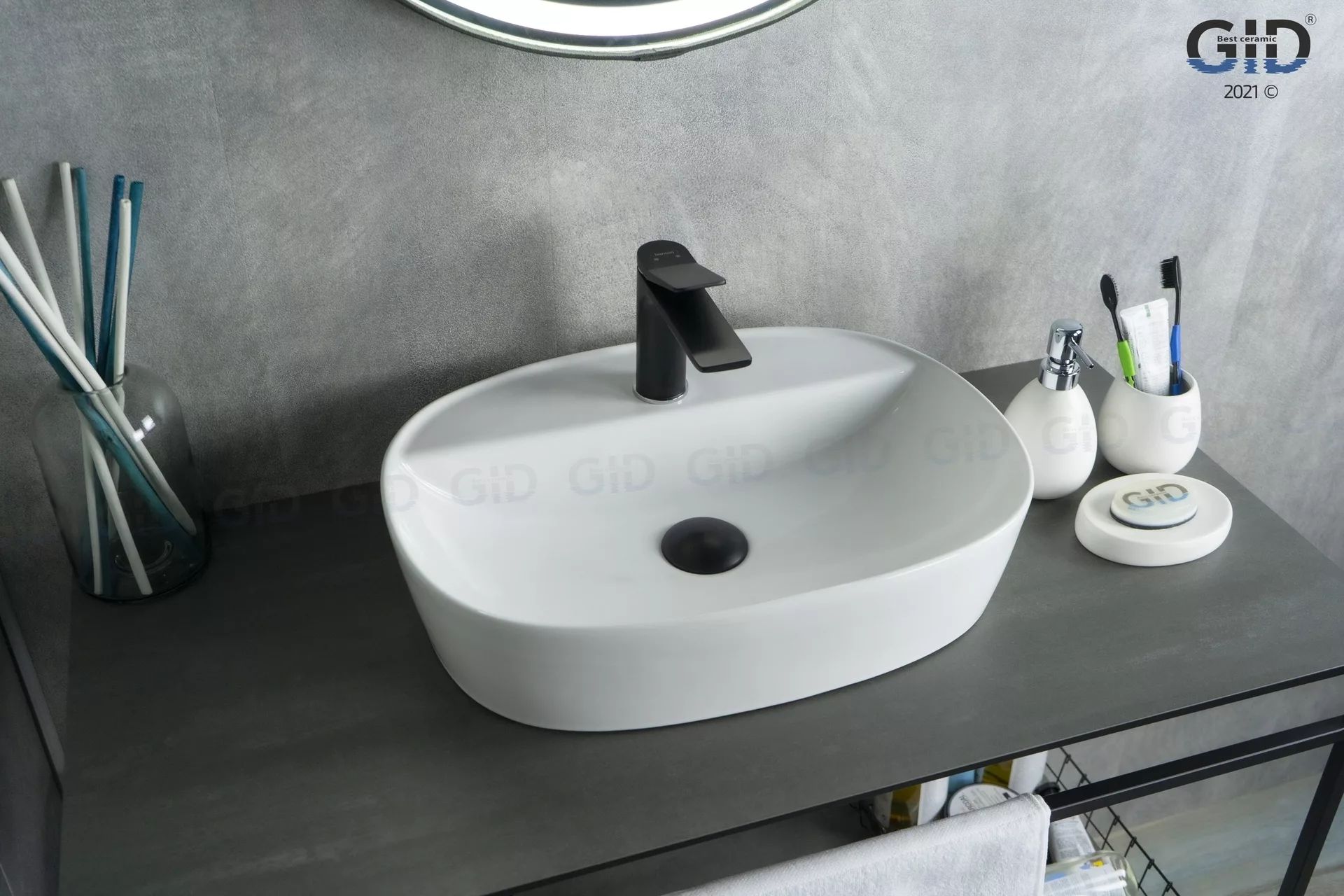 Умывальник Gid N9045 50x38, 51166