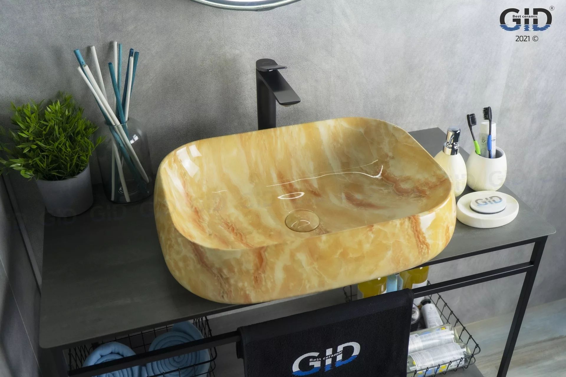 Умывальник Gid MNC185 56x42, 54422